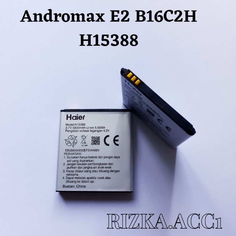 Baterai Batre Hp Andromax E2 H15388 Model B16C2H Battery Batere Hp
