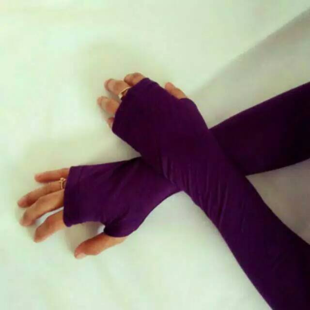 Handsock Jempol Polos / Handsock Murah / Handsock Fingerless / Handsock Wanita / Handsock Muslim