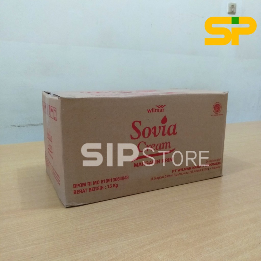 SOVIA Cream Margarine / Margarine Cream / Margarin Krim / Mentega @15kg