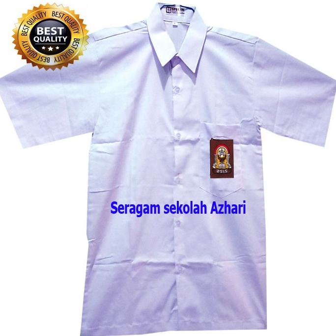 Terbaru✽ Baju SMA Putih Pendek Jumbo Baju Seragam SMA Lengan Pendek-Baju Seragam Sekolah SMA Pendek