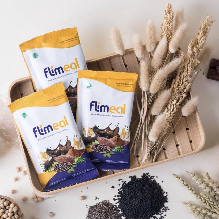

FLIMEAL MEAL Sachet Eceran / Minuman Pengganti Sarapan rasa Coklat by Flimty / Meal Replacement Healthy Sereal Cereal Diet Detox SnI Ready Stcok