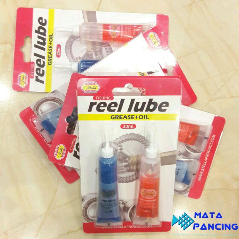 Grease oil stella 1 paket isi grease dan oli reel pancing reel lube