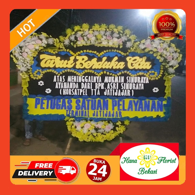 bunga papan duka cita bekasi utara