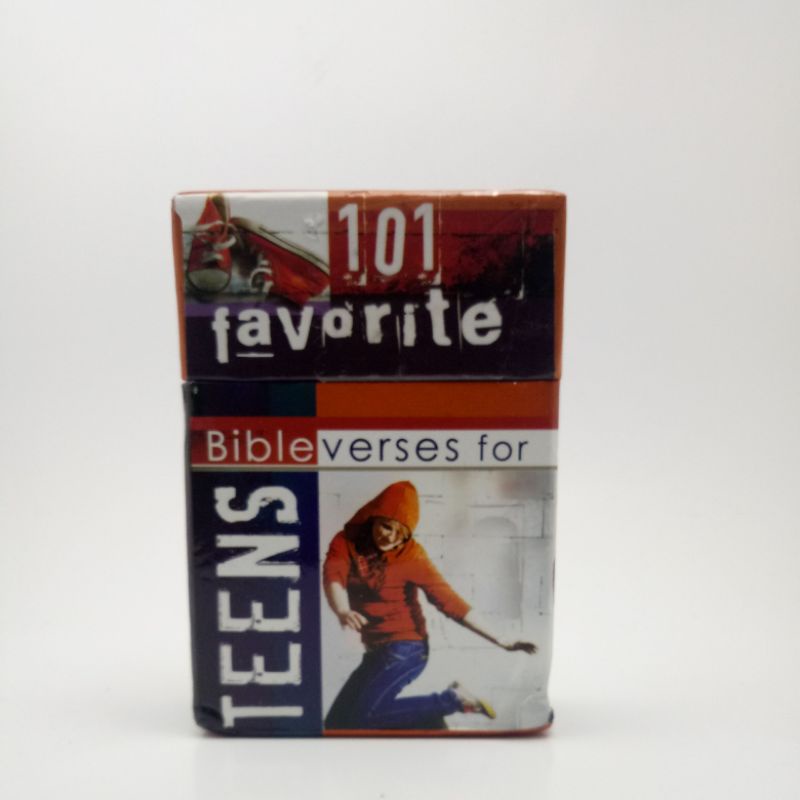 101 Favorite Inspirational Cards Bible Verses for Teens Kartu ayat Alkitab bahasa Inggris