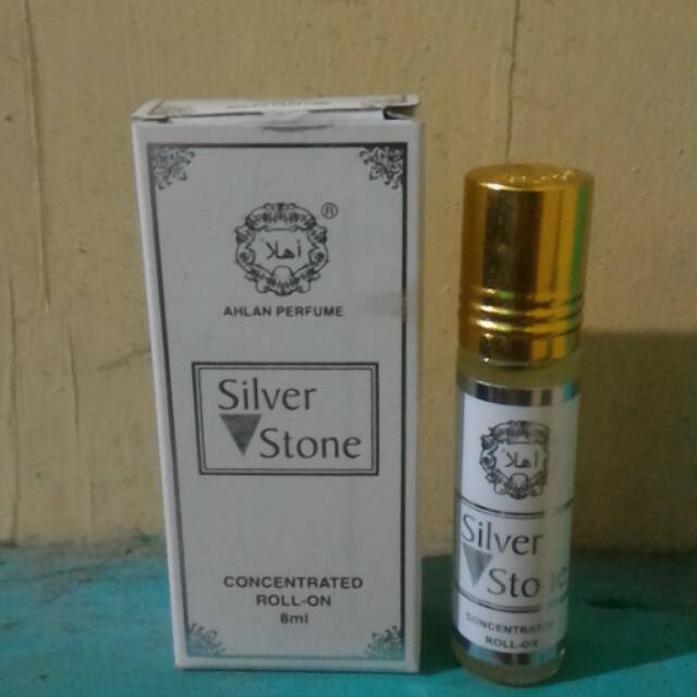 Parfum arab non alcohol ahlan silver stone