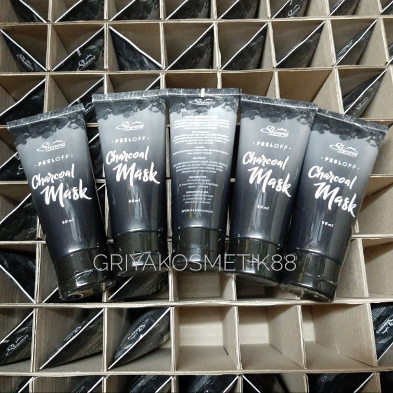 MASKER WAJAH SHINING CHARCOAL PEELOFF BPOM