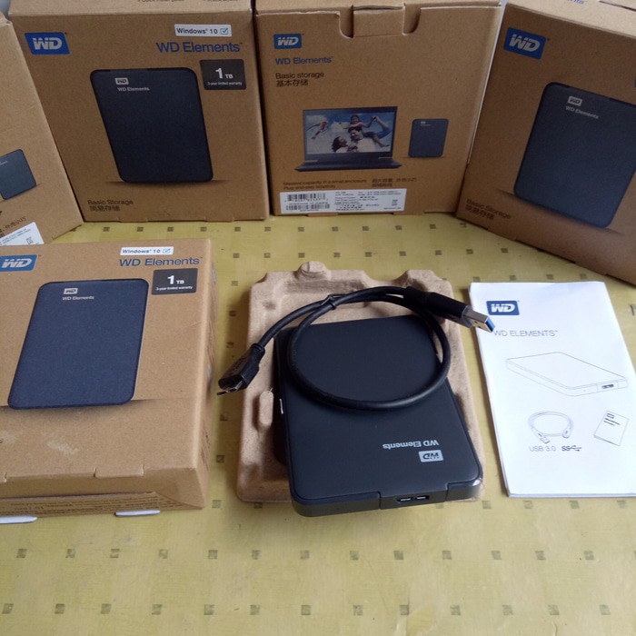 Hardisk External / Eksternal WD Element 1TB / 1Tera / 1000GB USB 3.0