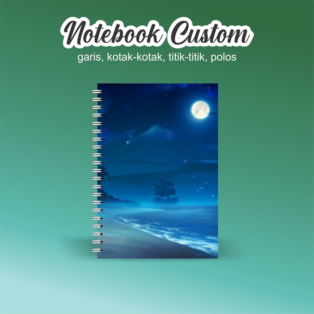 

NOTEBOOK A5 CATATAN/JURNAL BOOKPAPER GRID/KOTAK2#DOTTED/TITIK2#BLANK/POLOS