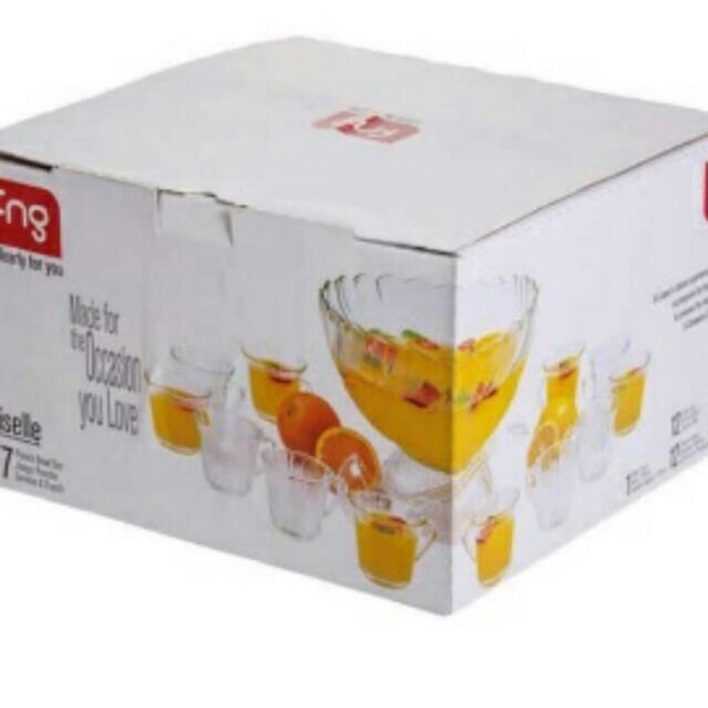 Punch Bowl Set Giselle 27pc