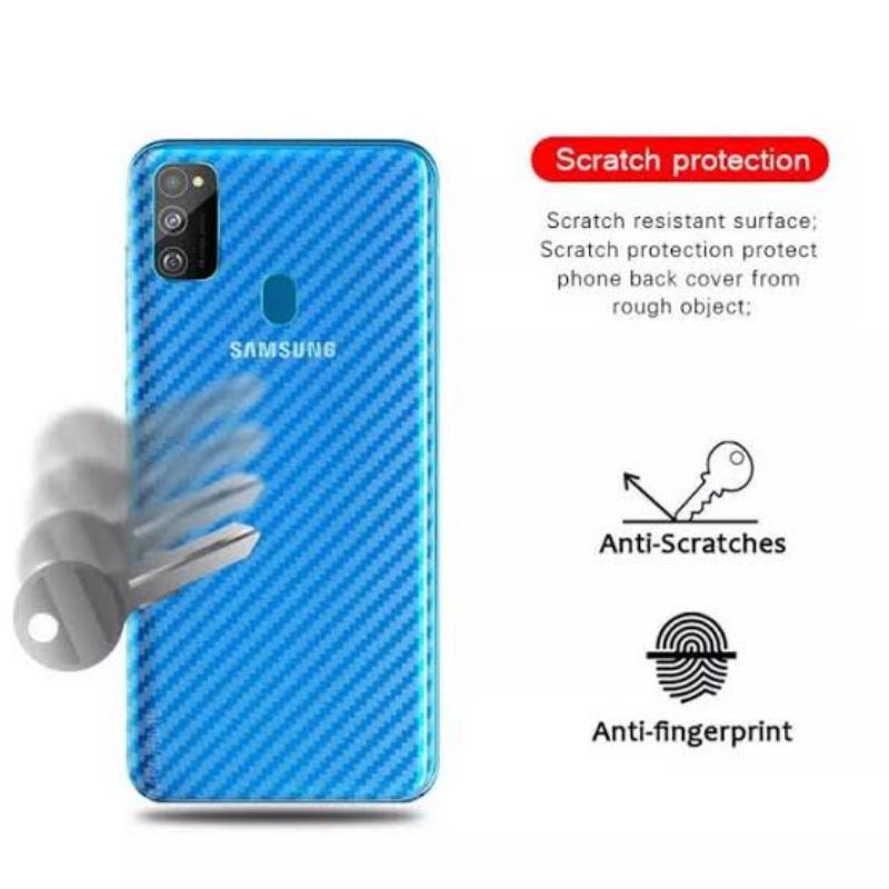 SKIN ANTI JAMUR SAMSUNG S20/S21 FE/A10/A10S/A31/A51/A71/A30S/M30S/A8/A8+ SKINCARBON-COVER