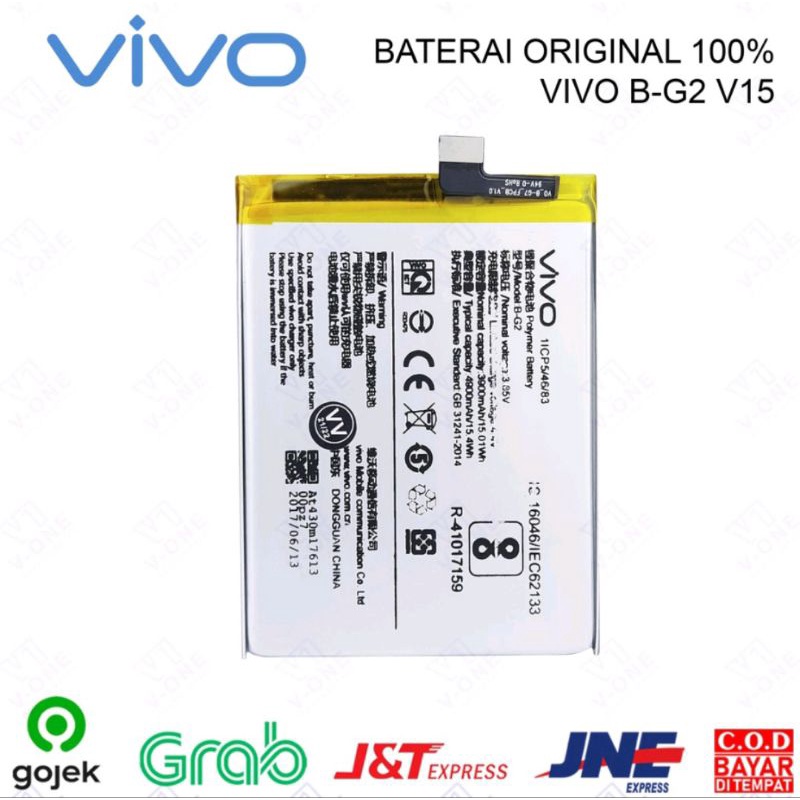 BATERAI BATRE BATTERY VIVO B-G2 VIVO V15 1819 ORIGINAL 100%