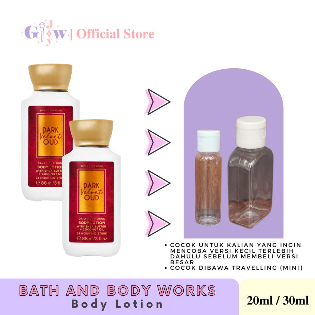 [SHARE IN JAR] BATH AND BODY WORKS - DARK VELVET OUD body lotion | daily nourishing with sea butter + coconut oil 24 hour moisture perawatan kecantikan tubuh badan body cream butter mencerahkan original asli ori murah termurah pelembab botol bottle bbw