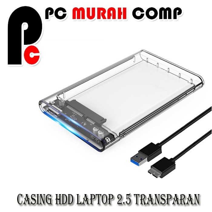 Casing HDD Hardisk / Harddisk Laptop 2.5inch NYK Transparant USB 3.0