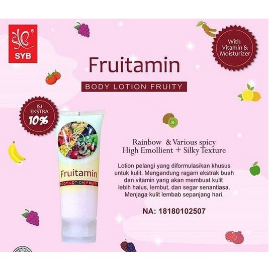 PAKET PEMUTIH BADAN BPOM - FRUITAMIN LOTION SOAP SPA EXFOLIATING GEL ORIGINAL