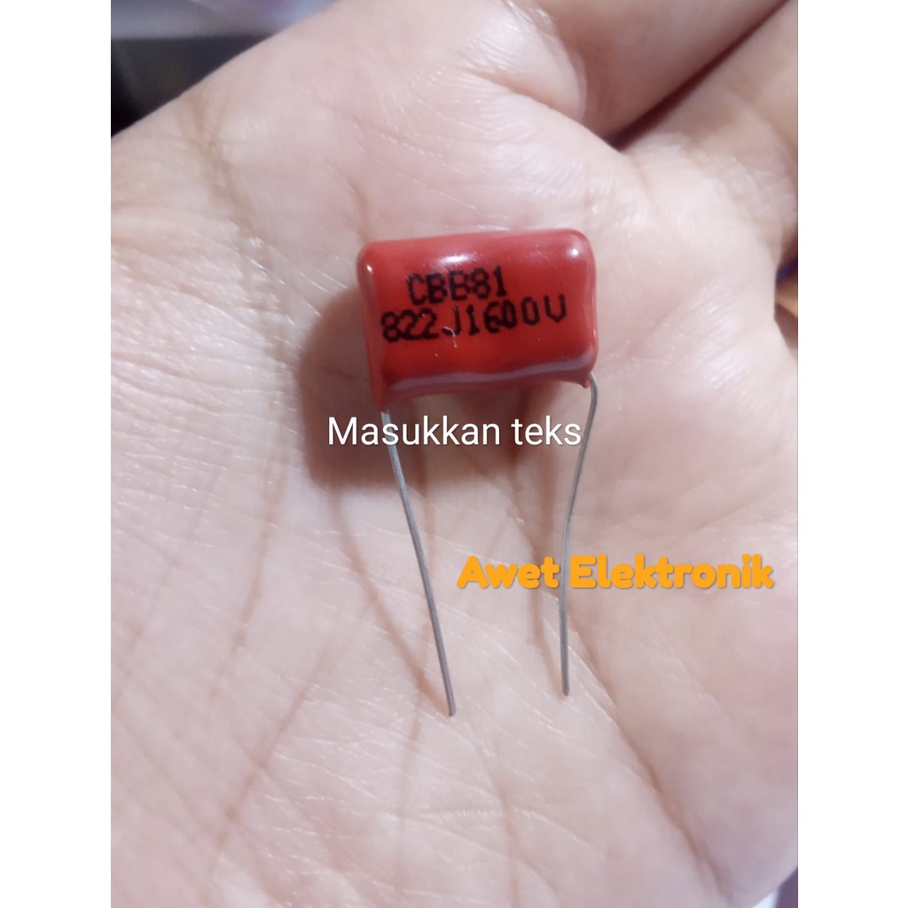 Milar 822j 1600v kapasitor 822j 1600v milar 822j 1600v