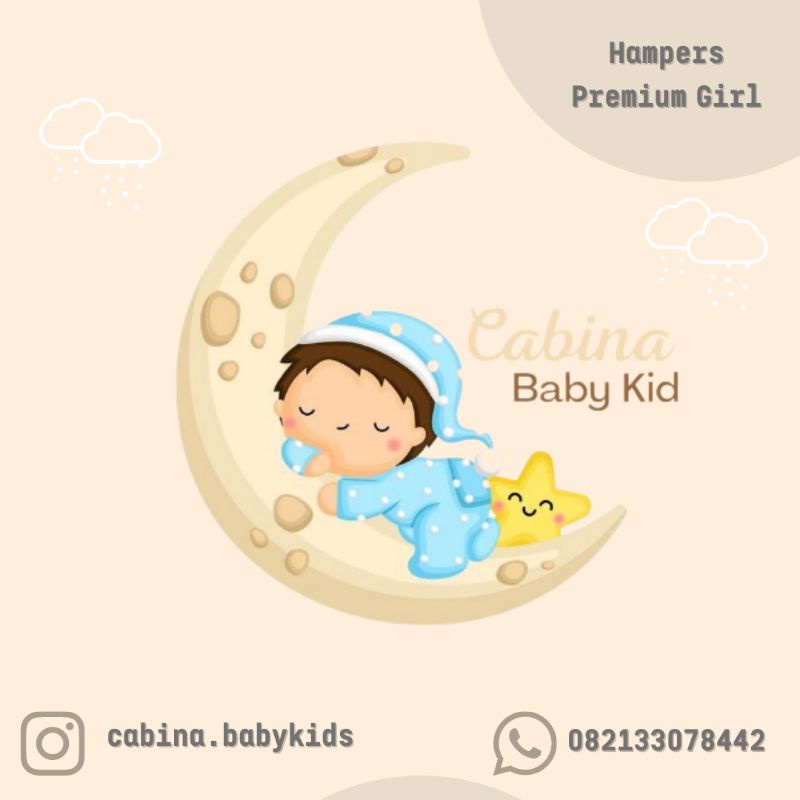 Hampers Baby Girl | Hampers Premium | Kado Bayi Murah | Hampers Bayi Perempuan Newborn | Kado Lahiran