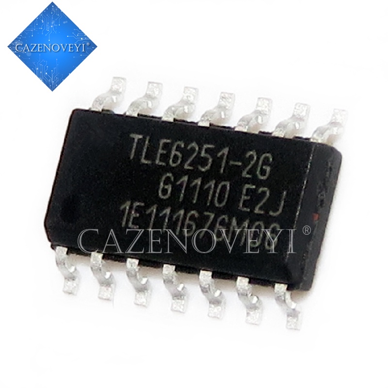 10pcs Ic / Chip Tle6251-2G Tle6251G Tle6251 Sop-14