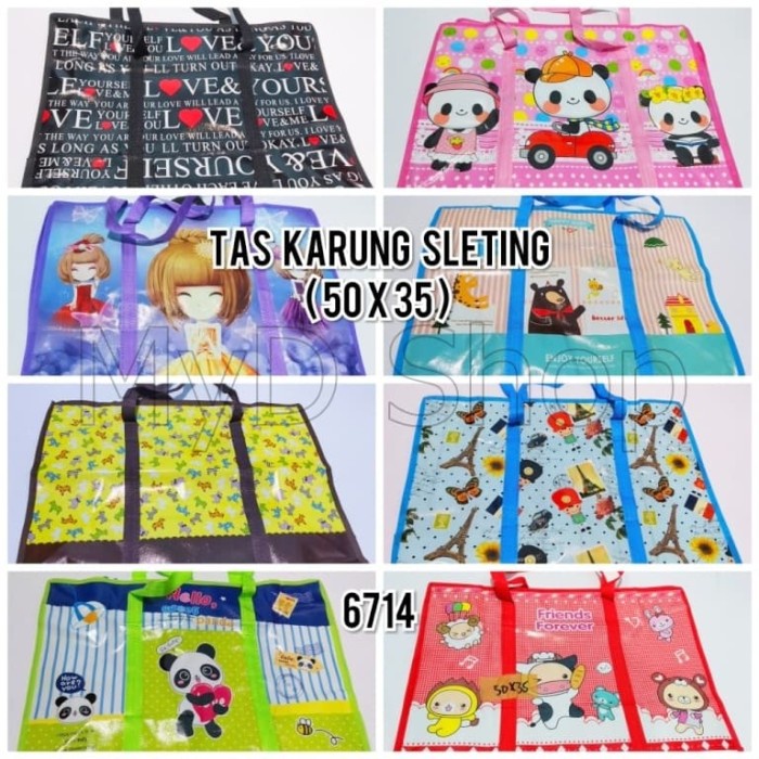 Tas Karung / Tas Laundry Serba Guna Model Panjang (Lanskap)