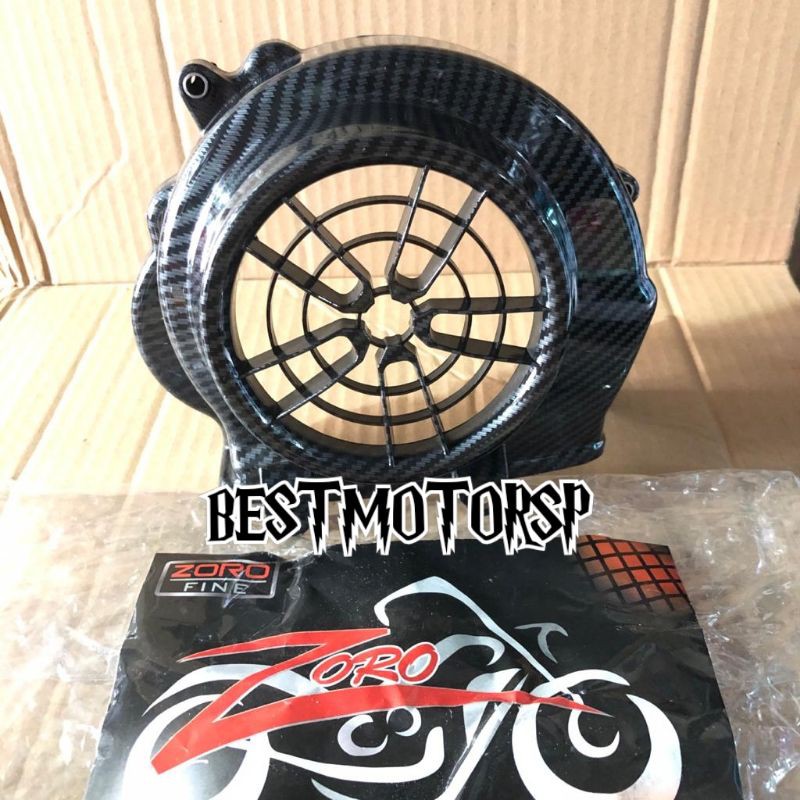 Cover Tutup Kipas BEAT FI ESP NEW SCOOPY BEAT POP BEAT Karbon Kilat Zoro