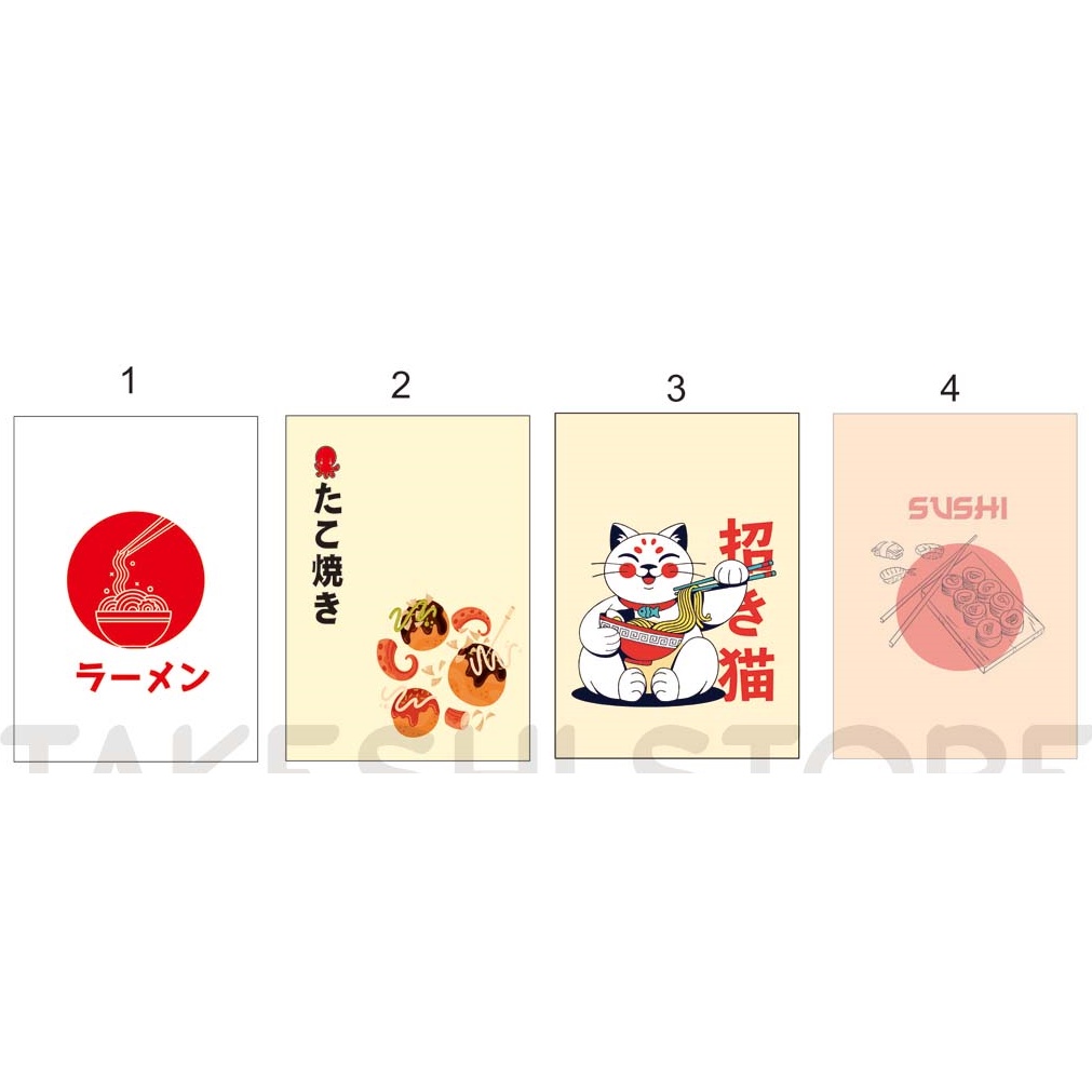 NOREN KANVAS PRINTING JEPANG STYLE JAPAN KOREA MINIMALIS TIRAI KOREA LUCU BAHAN KANVAS