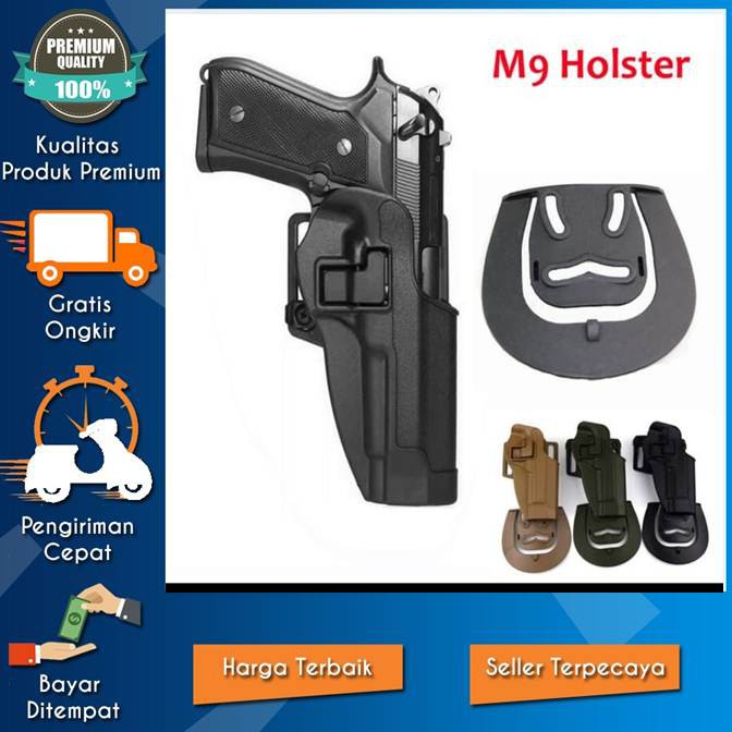 ORIGINAL HOLSTER SARUNG BALCKHAWK SENJATA BARETTA 92/96