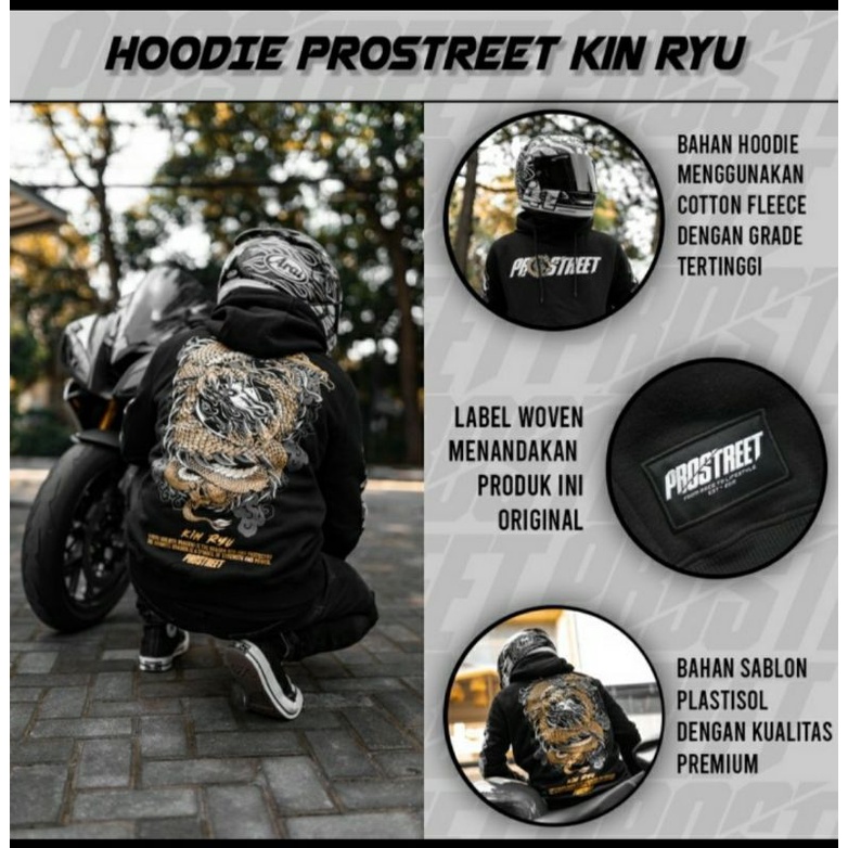 HOODIE PROSTREET KIN RYU SIZE M NEW NOT FATHCH SRPROJECT HSTEAM