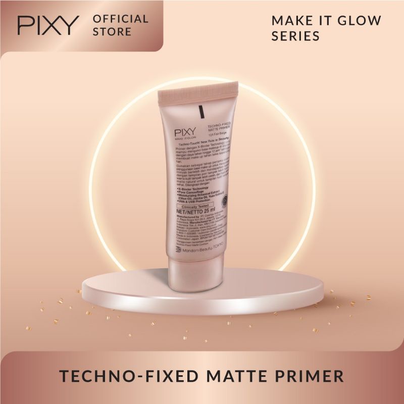 Pixy Make It Glow Techno Fixed Matte Primer 25ML