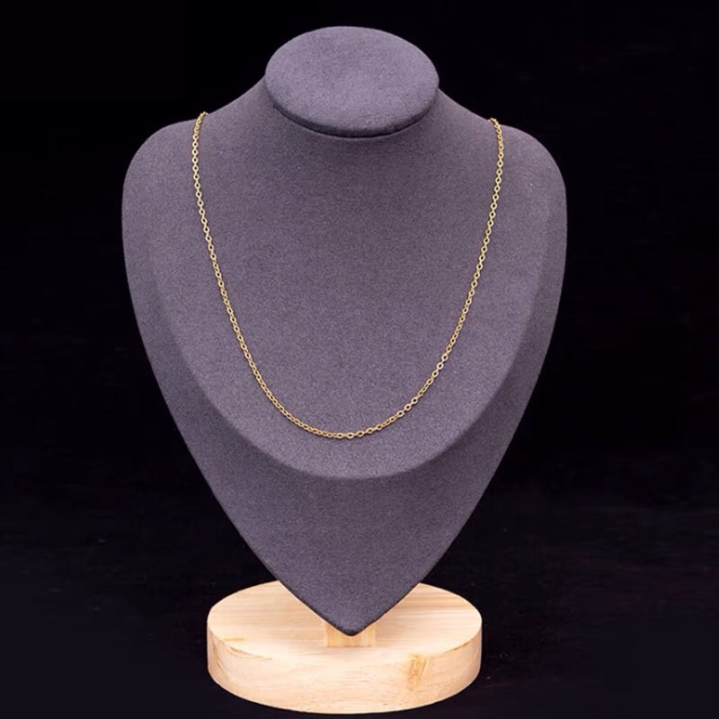 KALUNG TITANIUM PRIA DAN WANITA MODEL NURI WARNA GOLD, SILVER DAN BLACK