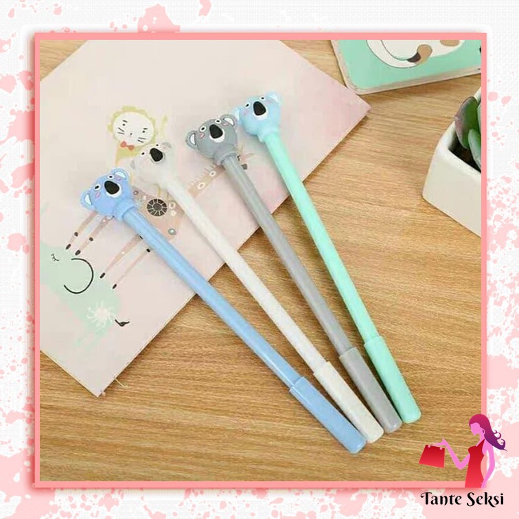 

Ballpoint Gambar Lucu Unik ATK Sekolah Alat Tulis Pulpen Karakter Koala Pen Pena Lucu Bolpoin