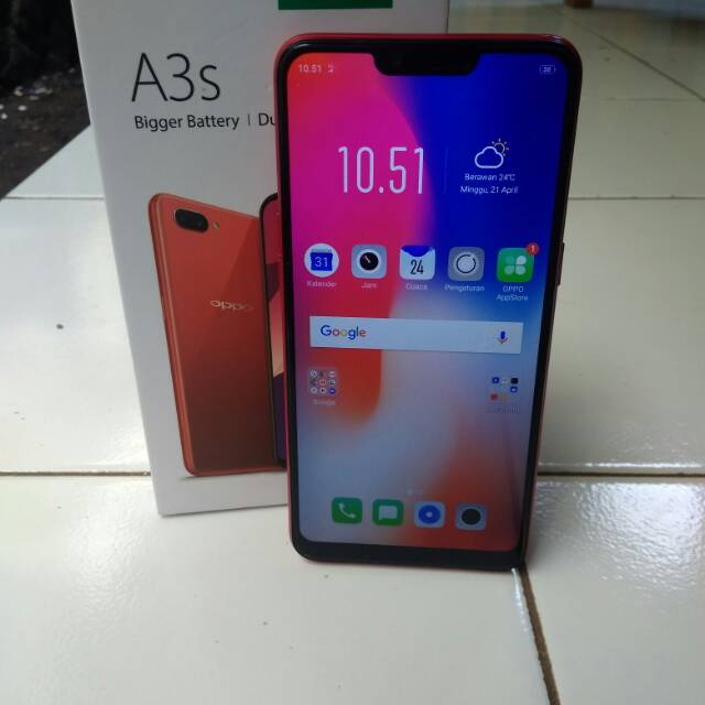 Murah Oppo A3s Fullset Mulus No Minus Second Shopee Indonesia
