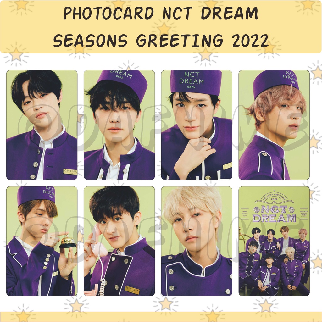 NCT DREAM SEASONS GREETING 2022 PHOTOCARD UNOFFCIAL