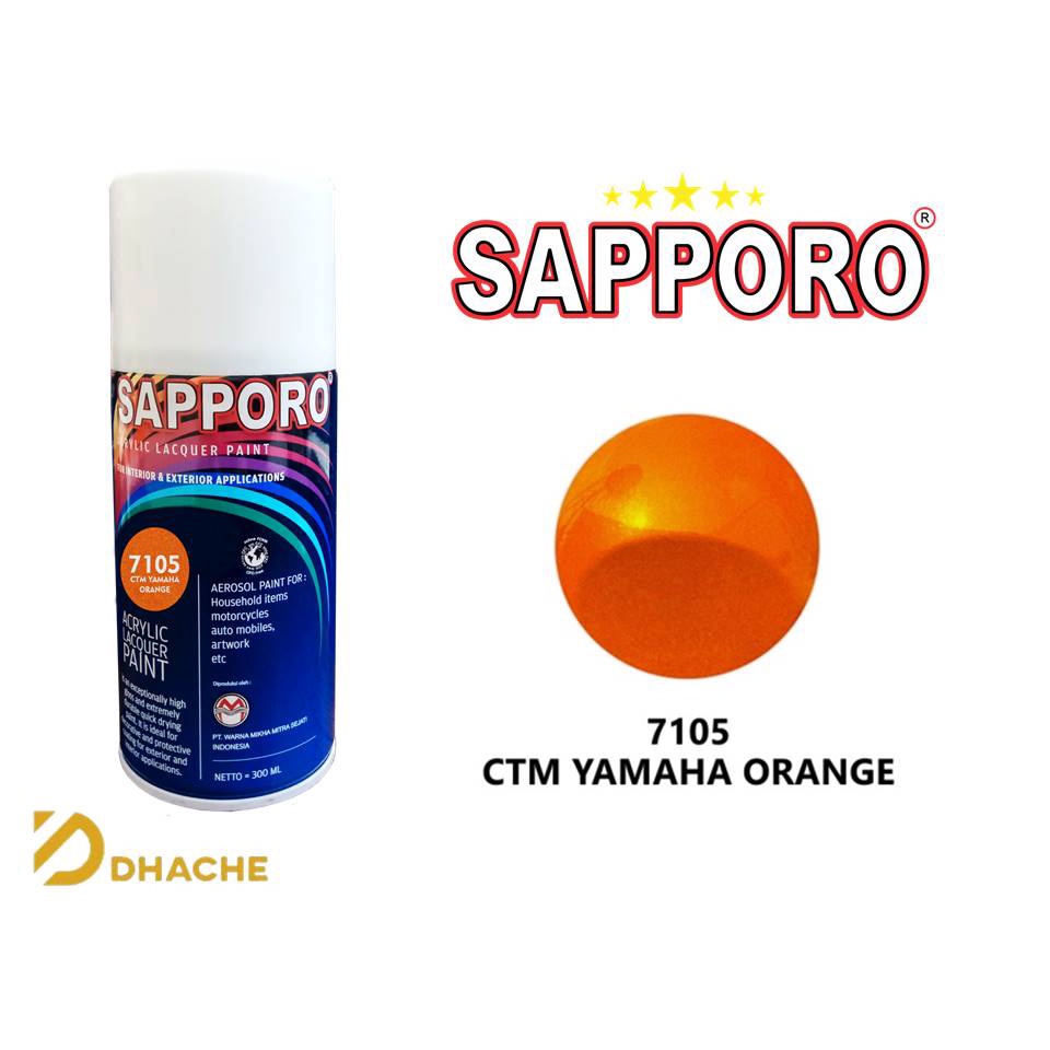 Sapporo 7105 CTM Yamaha Orange / Sapporo spray 300 ml