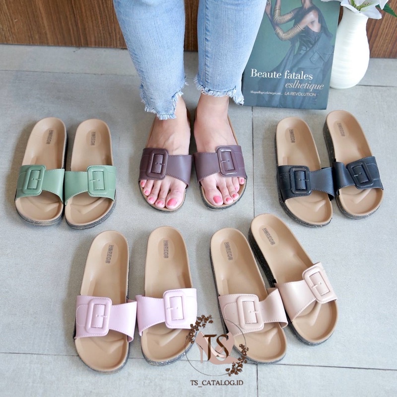 Sandal Slop Gesper Samping BEST SELLER Morego 2038 ( KNS )