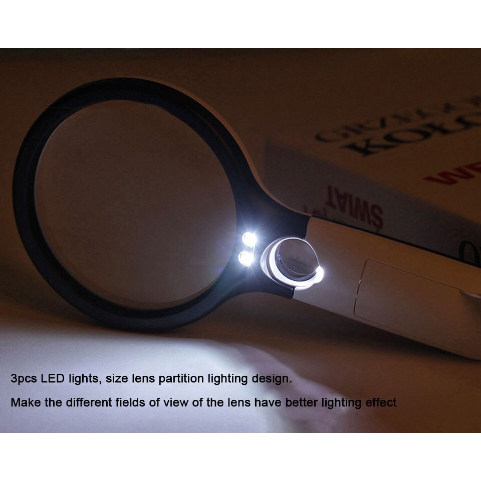 

HJK Kaca Pembesar LED XINXIANG XX-6902 ORIGINAL / Lampu Lup Lensa Magnifier Handheld / Membaca