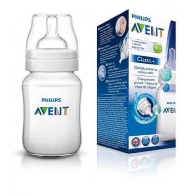 (SATUAN) Philips Avent Classic+ Bottle 125ml / 260ml / BOTOL SUSU BAYI SATUAN / CLASSIC