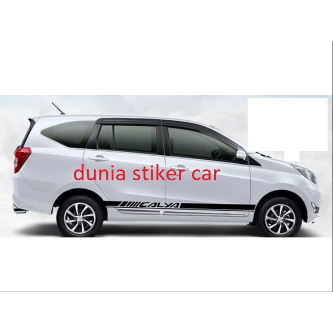 STICKER Stiker Mobil Calya Stiker Striping List Calya Stiker Mobil Toyota Calya, Sigra Avanza Xenia 