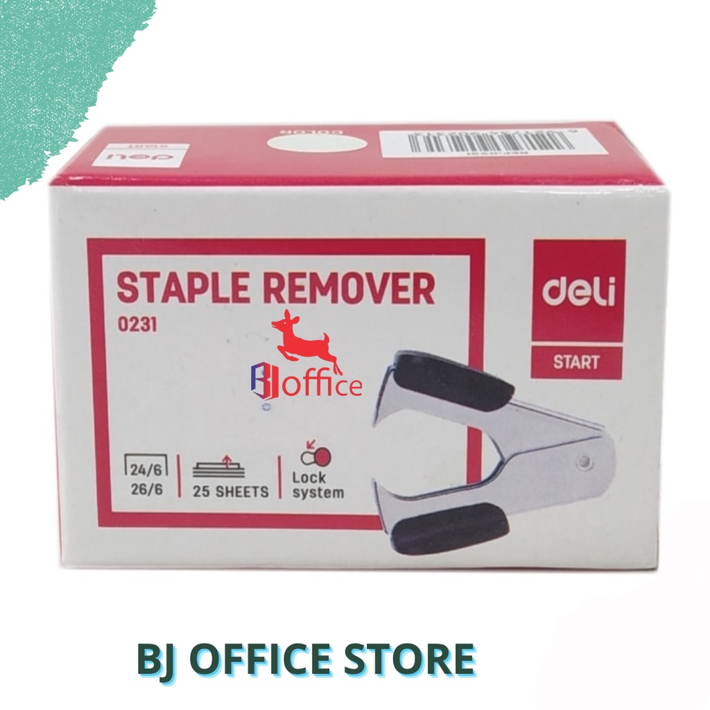 

Stapler Remover / Alat Pencabut Staples Deli 0231 / Murah