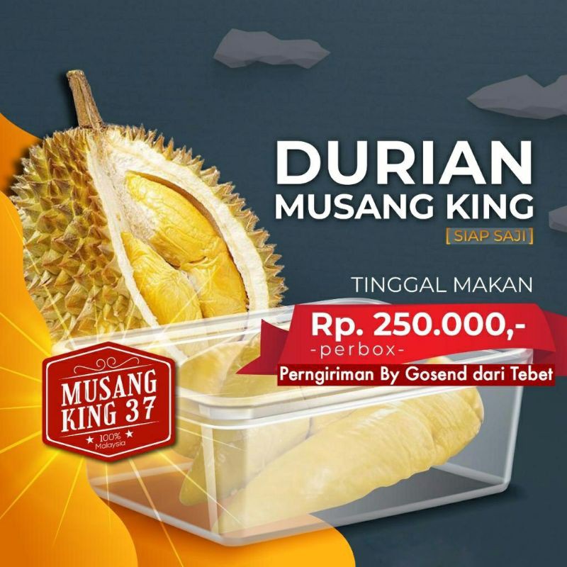 

Durian Musangking Premium Frozen 250 gr