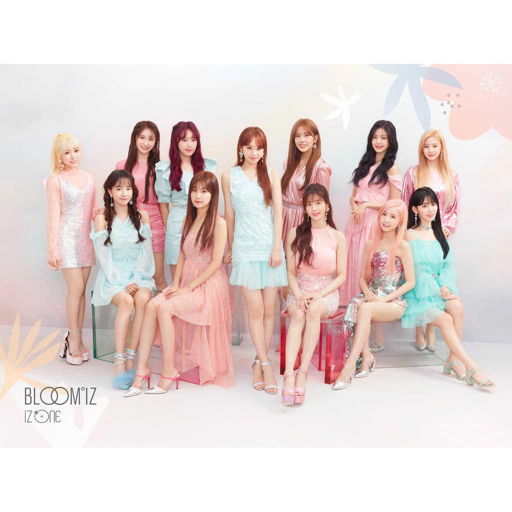 POSTER IZONE - BLOOMIZ I WAS VER UNOFFICIAL