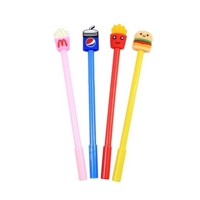 

Pulpen Gel Food 0.5mm Tinta Hitam