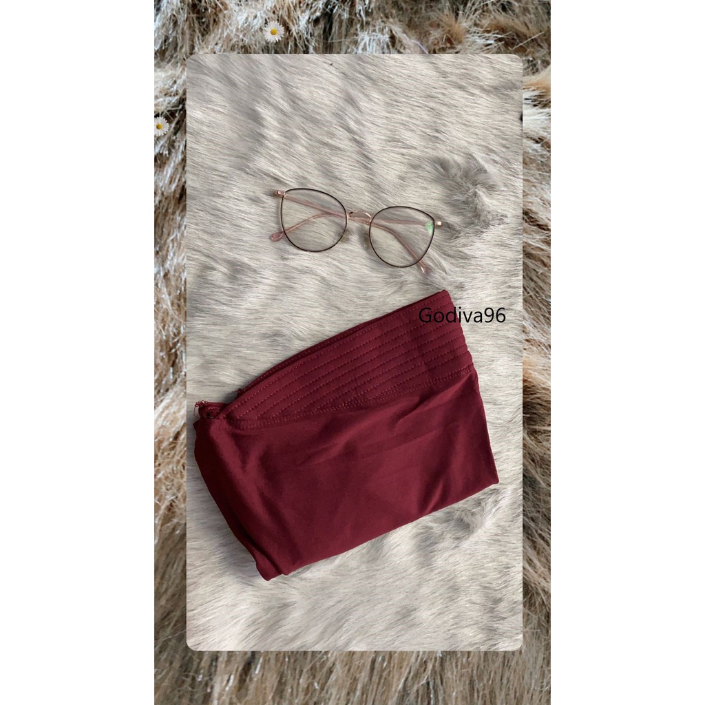 Godiva96 - JILBAB VOLLY SPORT OLAHRAGA / HIJAB INSTAN SPORT / OLAH RAGA MEDAN-VOLLY. Maroon