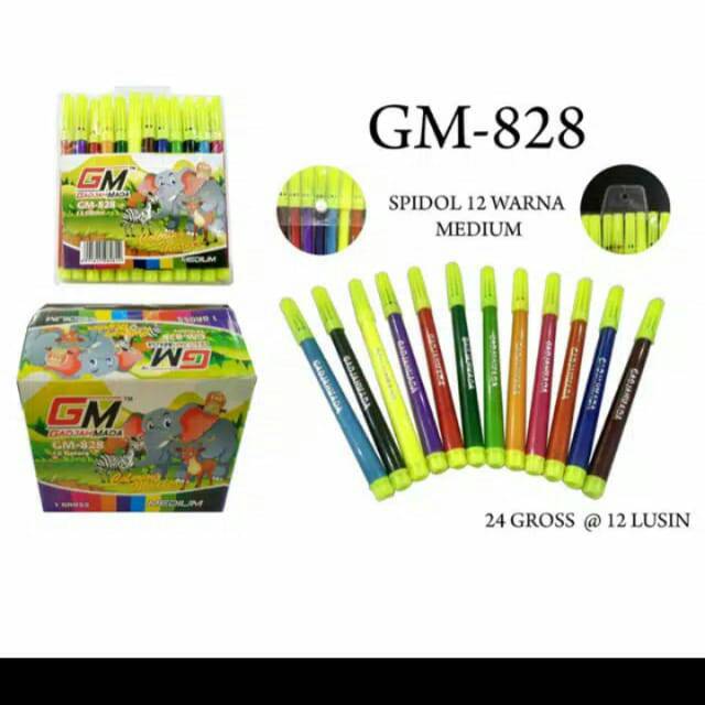 

Sepidol kecil 12 warna gm 828 1 set 12 pcs