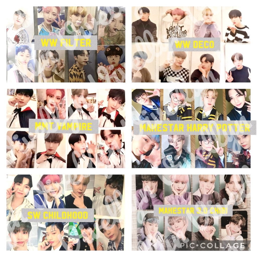 PC ATeez fever pt 3 Wonderwall WW filter, deco, MMT Vampire, Makestar Harry Potter, Soundwave child