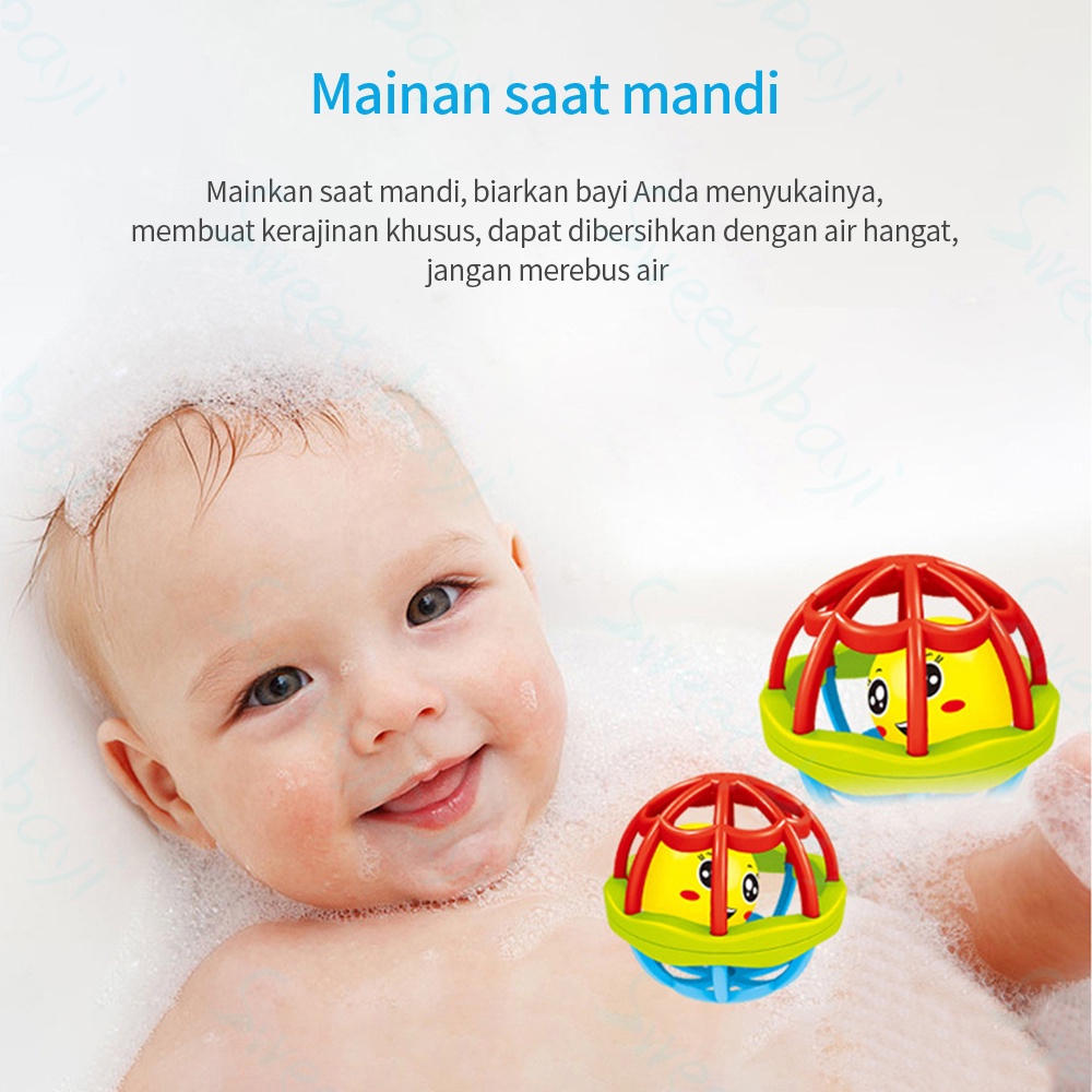 Sweetybayi Mainan bayi bola rattle/teether/kerincingan bayi