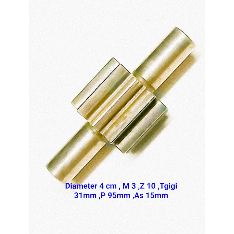 Pinion spur gear 4 cm M3 Z 10