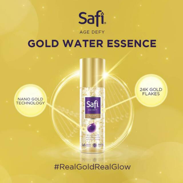 [ GROSIR ] Safi Age Defy Gold Water Essence 30 ml [BEST SELLER]