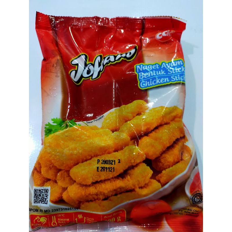 

Jofrans Naget Stik 500 gr
