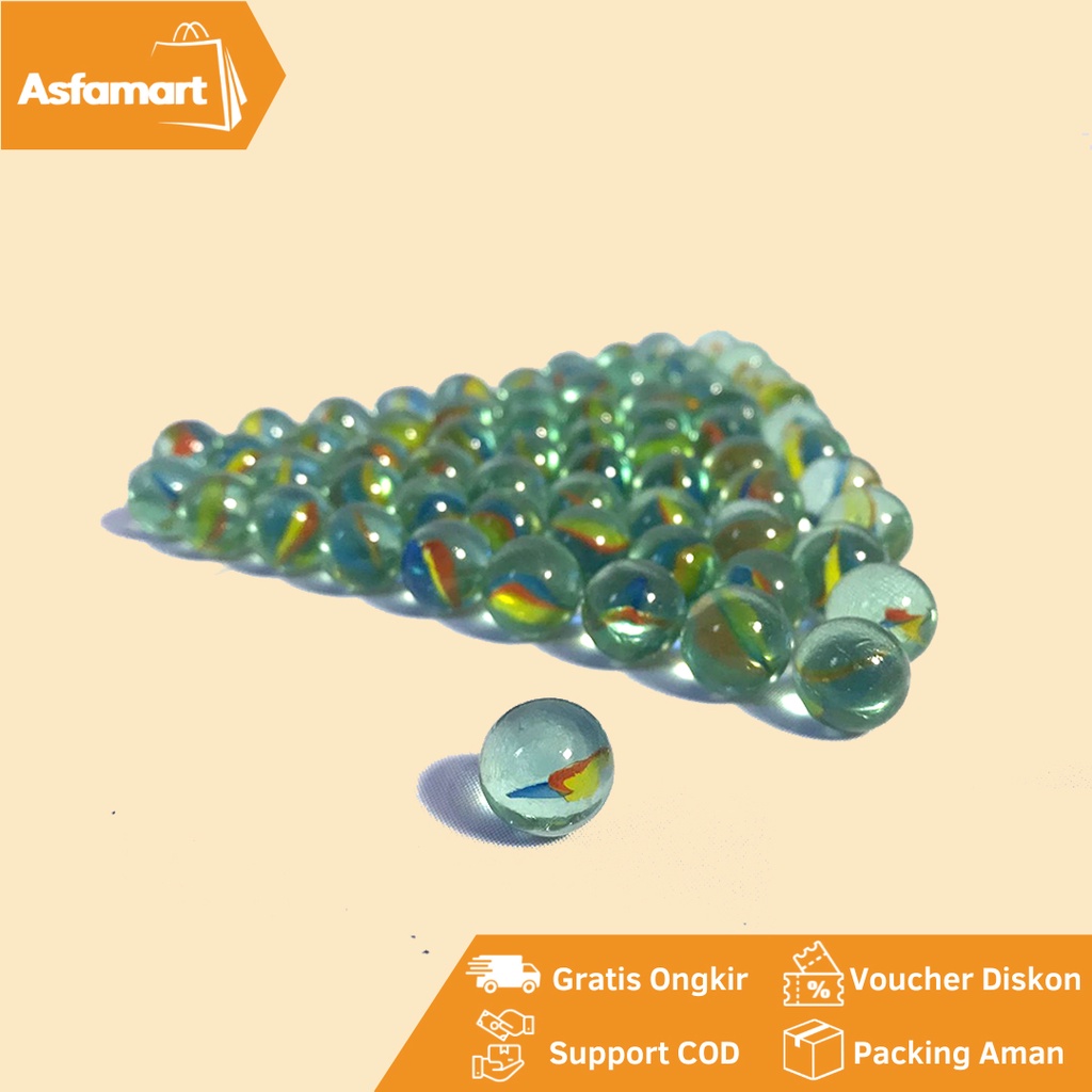 Kelereng Mini / Gundu / Neker Kecil Diameter 1 cm Unik