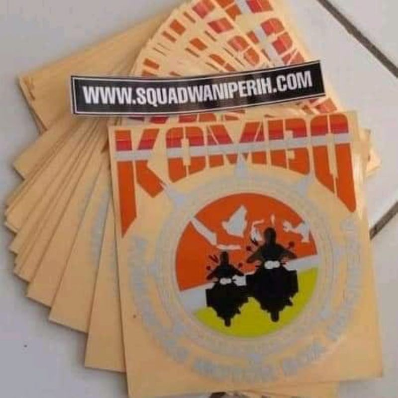 

cutting sticker KOMBO INDONESIA 1