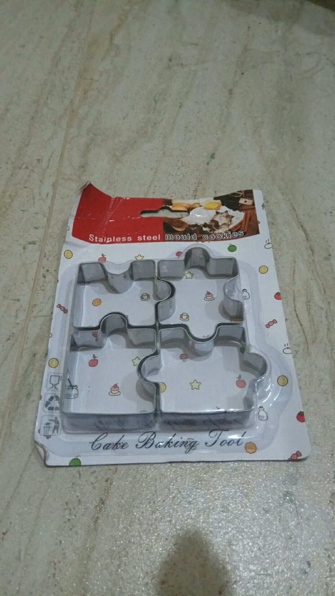 Diy Jigsaw Biscuit  Puzzle Shape Cookie Cutter  Biscuit Mold For Kitchen Tools